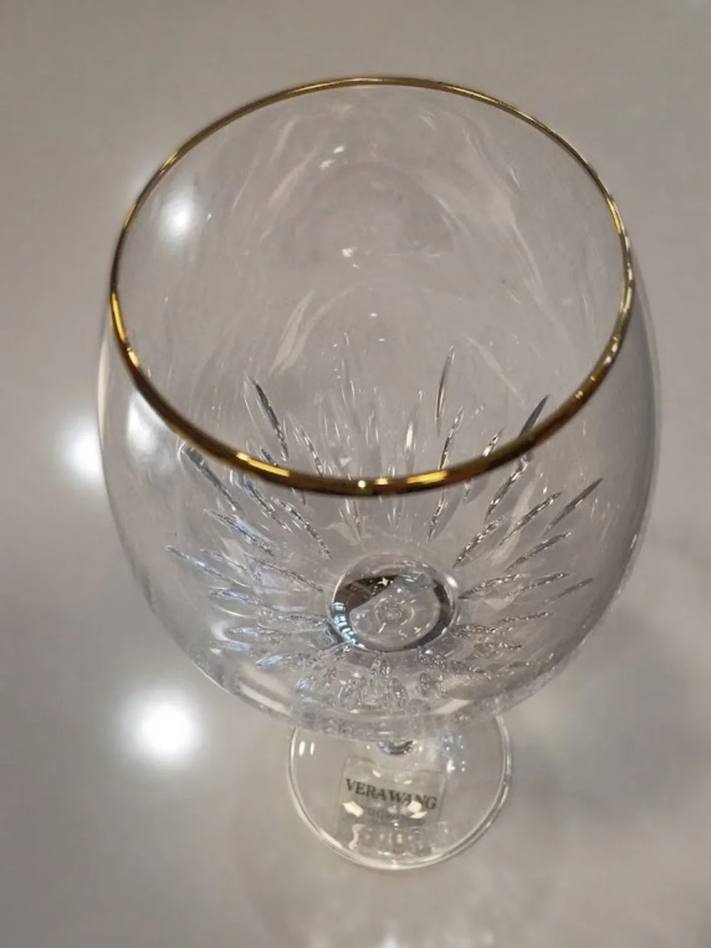 Vera Wang Duchesse Gold Goblet by Wedgwood, NEW